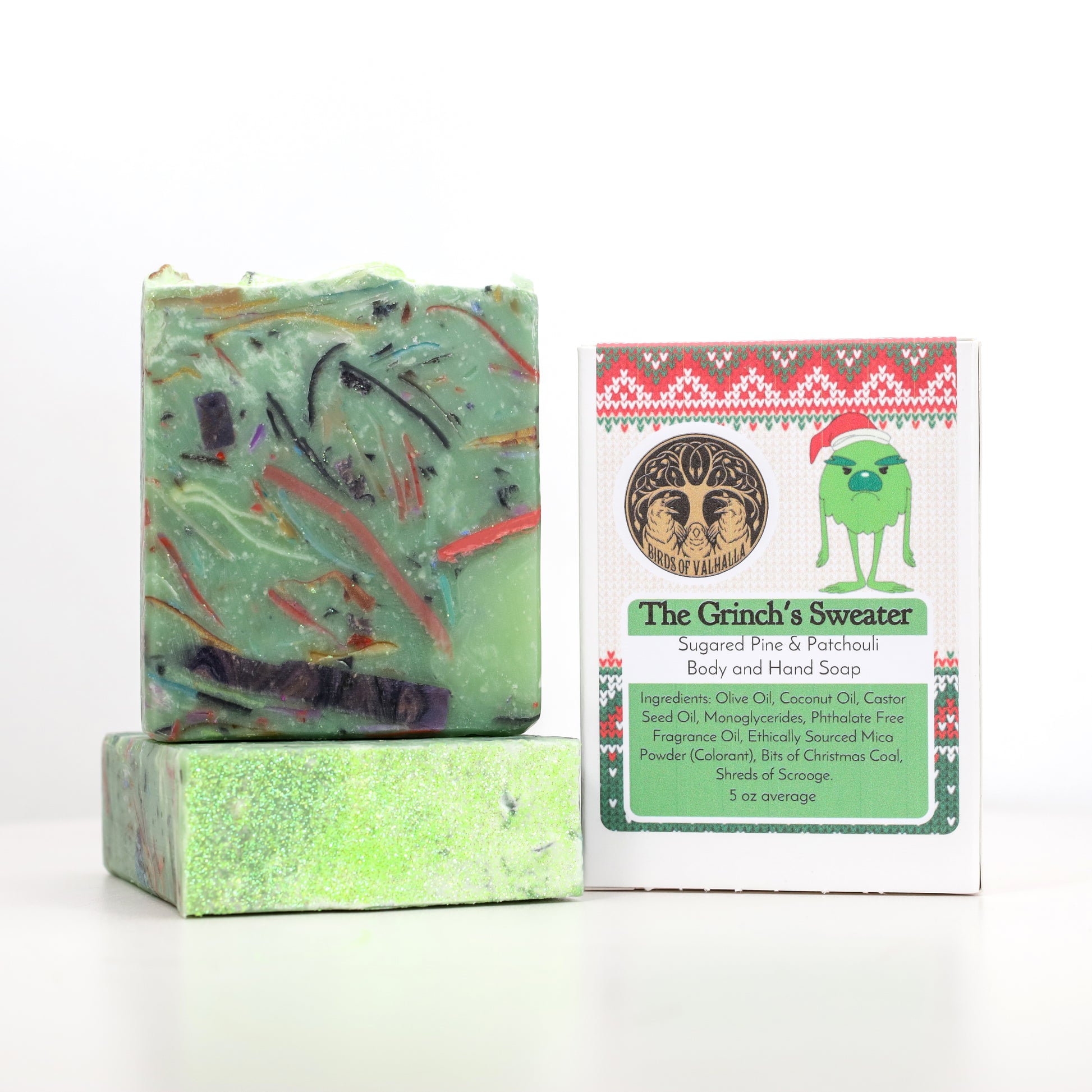 The Grinch’s Sweater Soap, Birds of Valhalla, , Birds of Valhalla