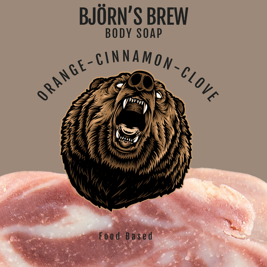 Björn’s Brew - Orange, Cinnamon & Clove, Birds of Valhalla, Signature Soap, Birds of Valhalla