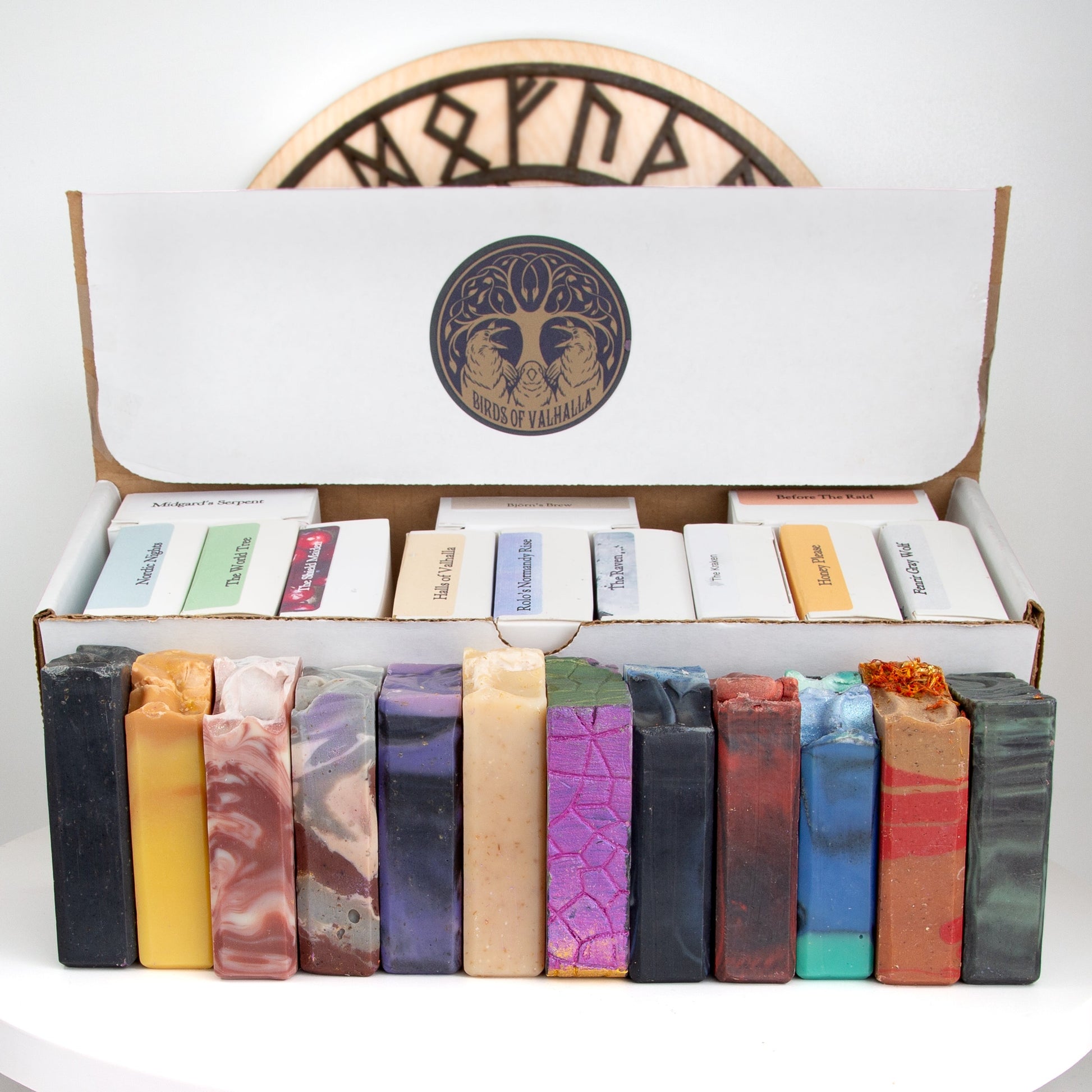 The Variety 9-Pack: Hypoallergenic Soap Sampler, Birds of Valhalla, , Birds of Valhalla