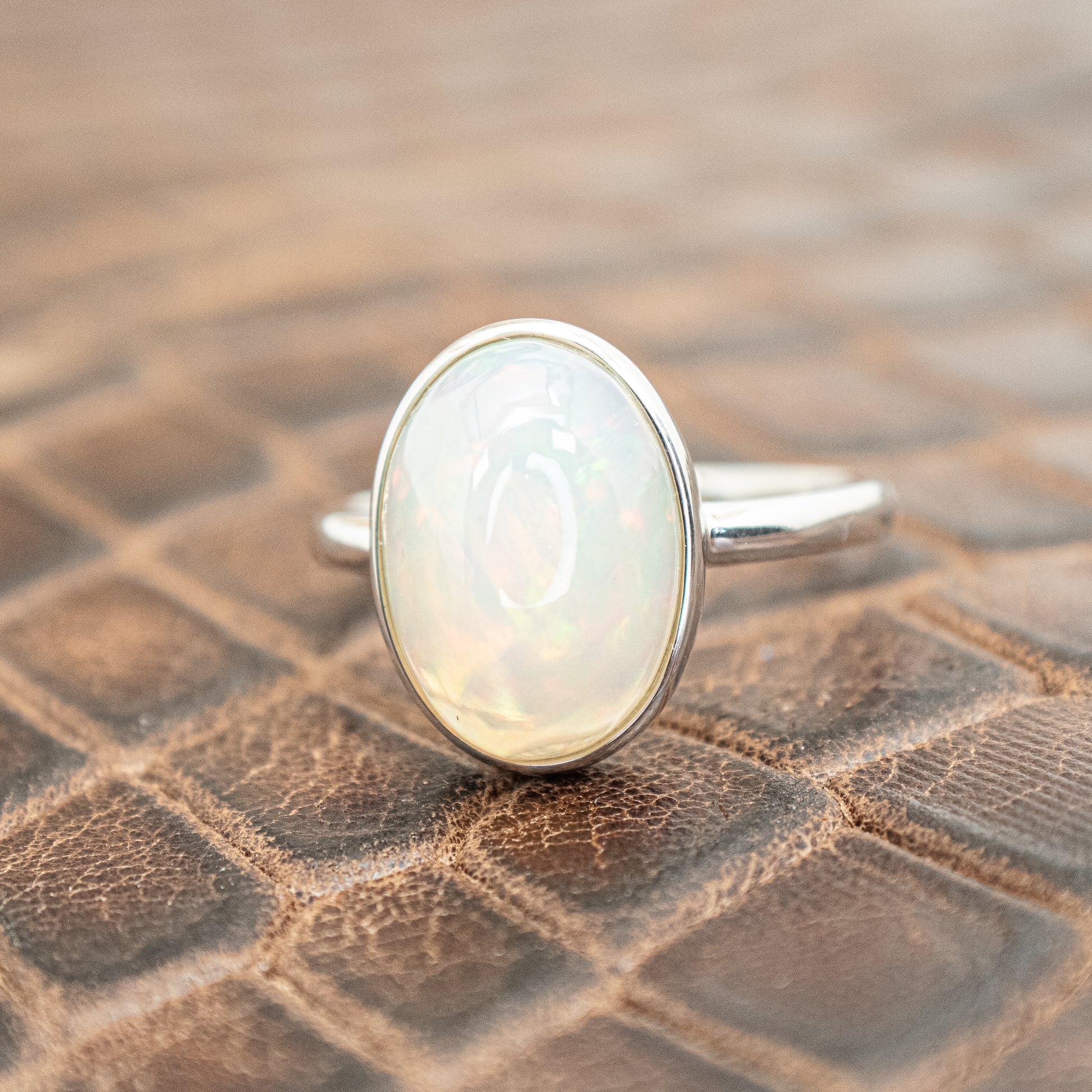 Ethiopian Opal Ring in Sterling, Birds of Valhalla, , Birds of Valhalla