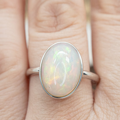 Ethiopian Opal Ring in Sterling, Birds of Valhalla, , Birds of Valhalla