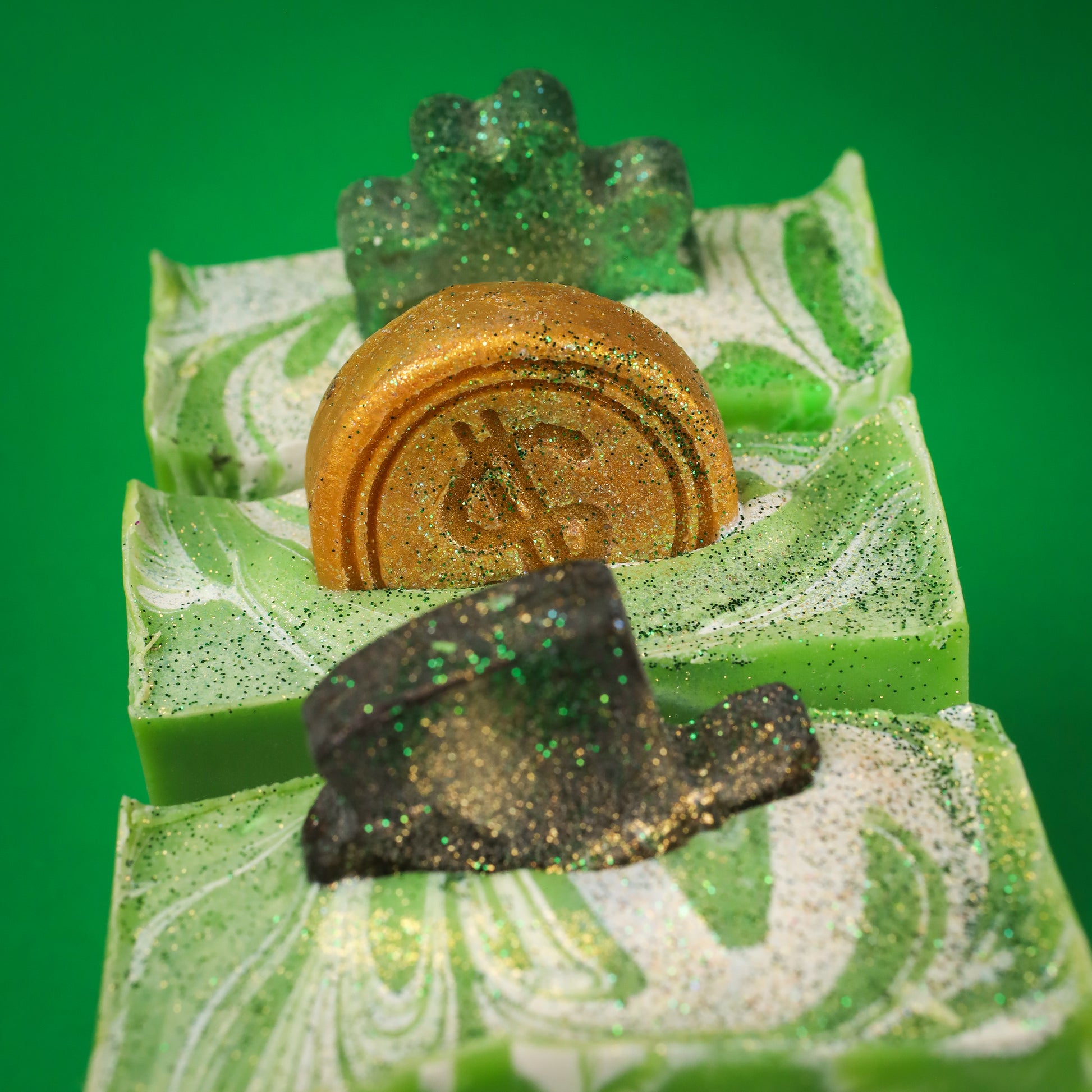 PRE-ORDER St. Patrick's Day Soap- Kentucky Bourbon, Oakmoss, Amber, and Lime, Birds of Valhalla, Bar Soap, Birds of Valhalla