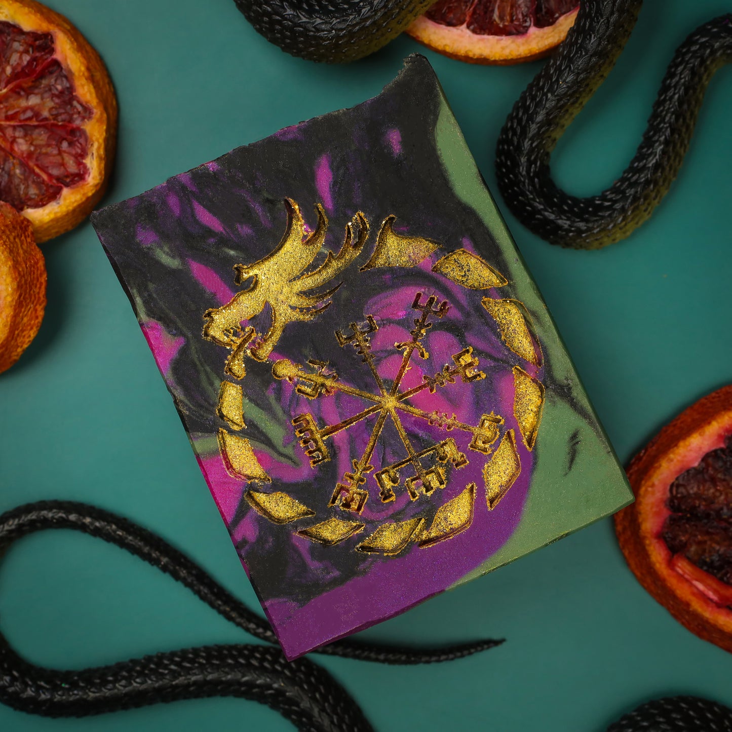 Midgard's Serpent - Nag Champa and Blood Orange Signature Soap