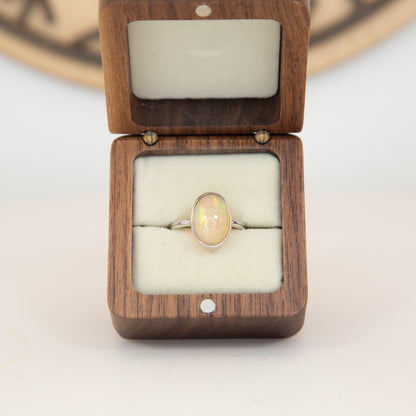 Ethiopian Opal Ring in Sterling, Birds of Valhalla, , Birds of Valhalla