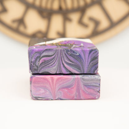 Black Raspberry Vanilla Goat Milk Soap - "The GOAT", Birds of Valhalla, goats milk soap, Birds of Valhalla